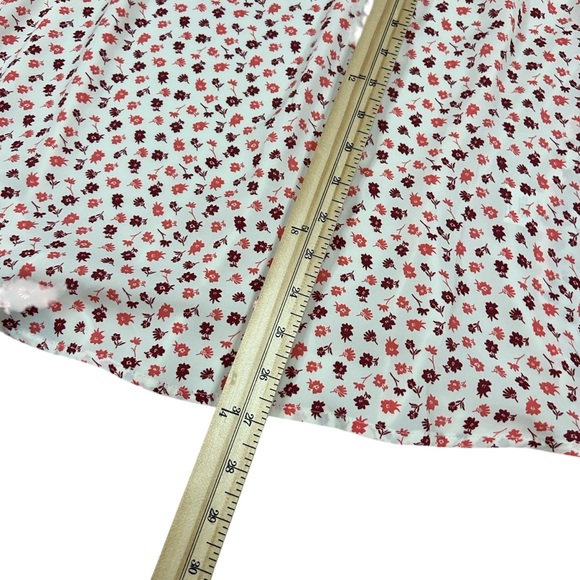 Market & Spruce Women’s XXL Red/ Cream Floral Sleeveless Woven Tank Top NWT - Picture 10 of 11